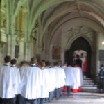 Choir entering Westminster