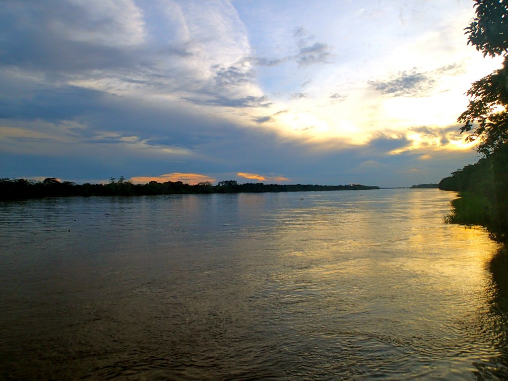 My Amazon sunset photo.